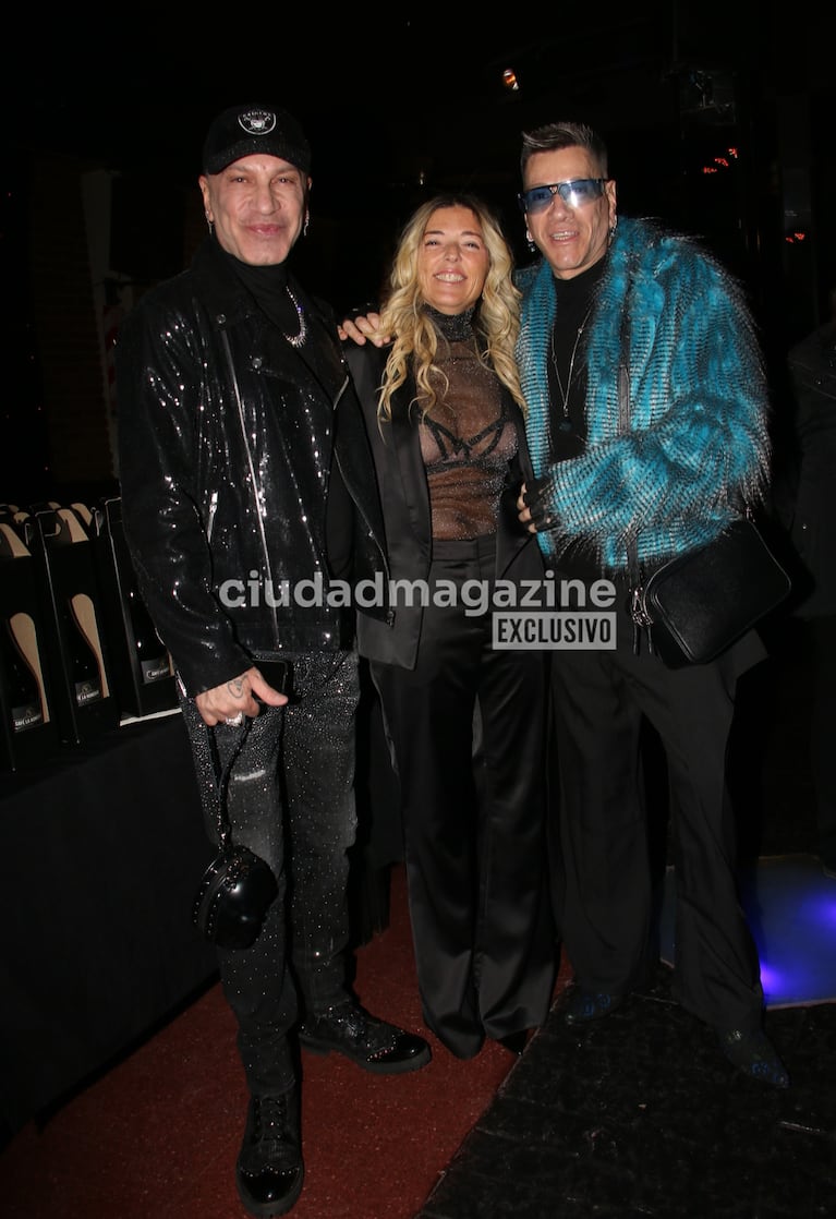 Marina Rosenthal con Roberto Piazza y Walter Vázquez