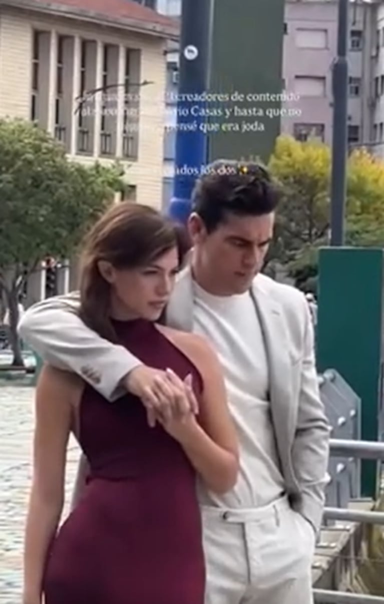 Mario con Stefi Roitman. Foto: IG | stefiroitman