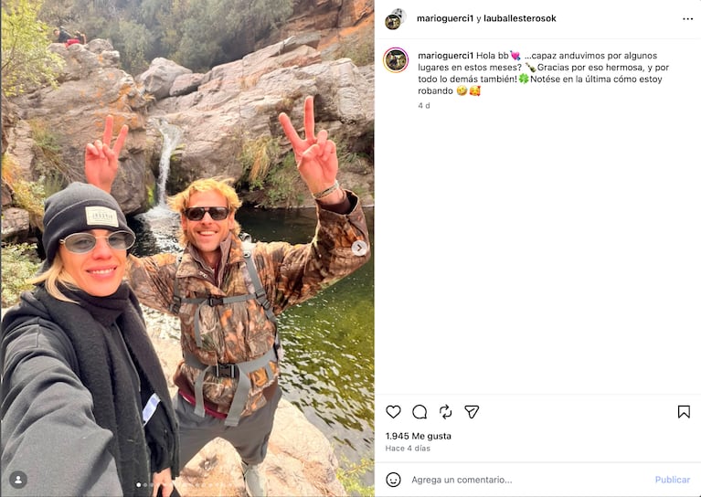 Mario Guerci blanqueó nuevo romance (Foto: Instagram @marioguerci1)