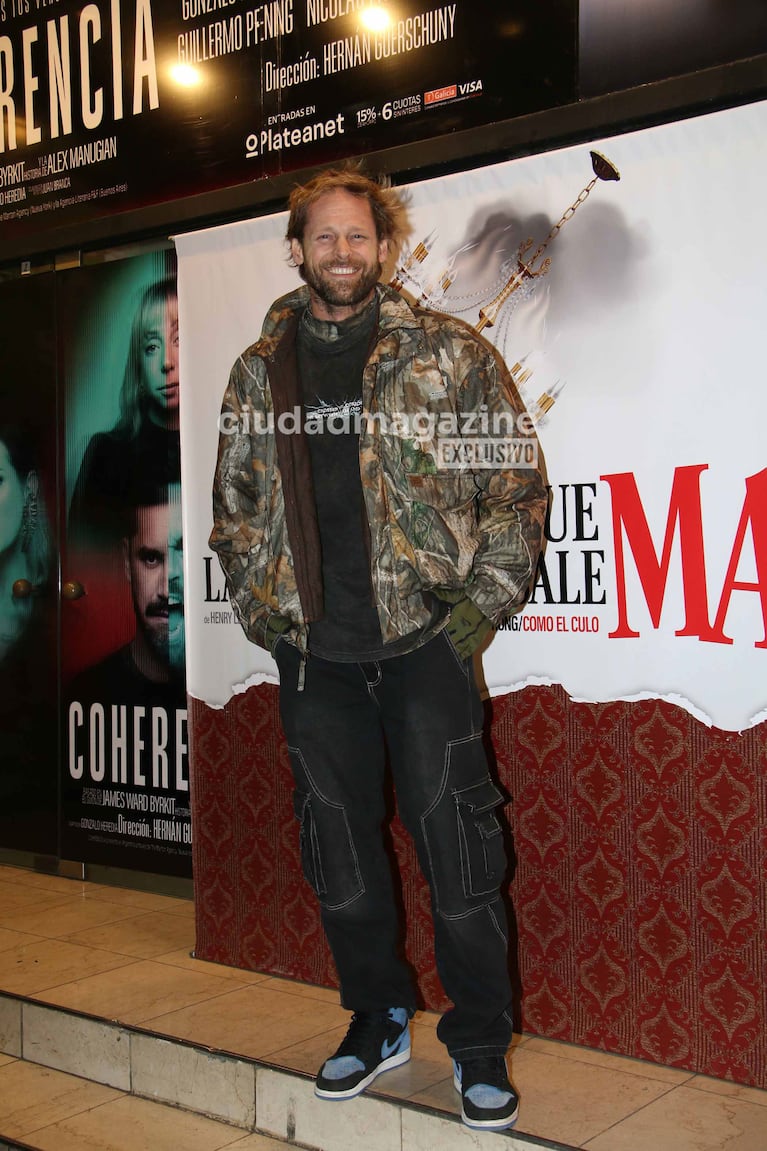 Mario Guerci en el estreno de La Función que Sale Mal (Foto: Movilpress).