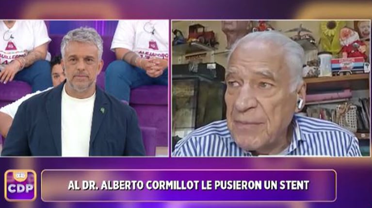 Mario Massaccesi y Alberto Cormillot. Captura: Cuestión de Peso