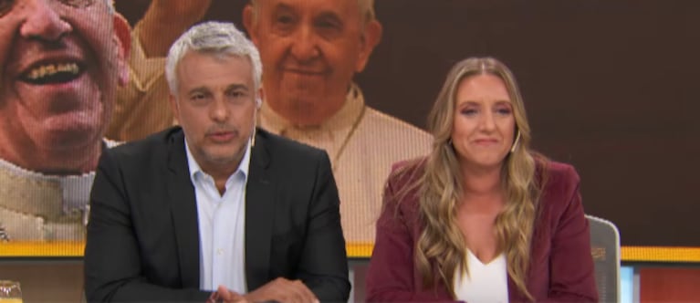 Mario Massaccesi y Paula Bernini. Foto: captura de pantalla de TN