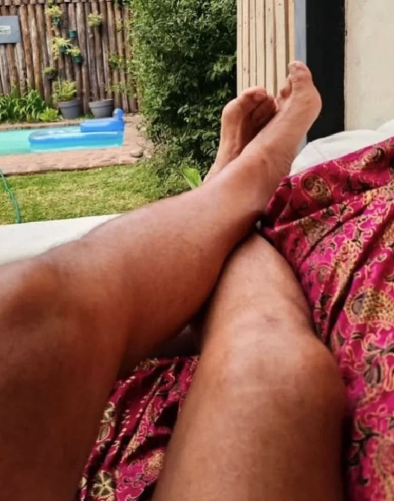 Mario mostró cómo es su jardín. Foto: IG | mariomassaccesi1