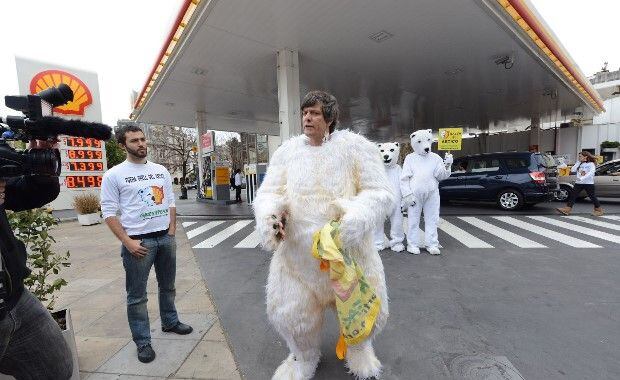 Mario Pergolini, disfrazado de oso polar (Foto: Web).