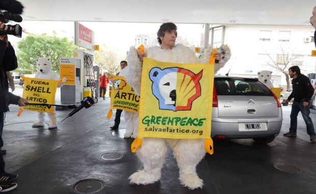 Mario Pergolini, disfrazado de oso polar (Foto: Web).