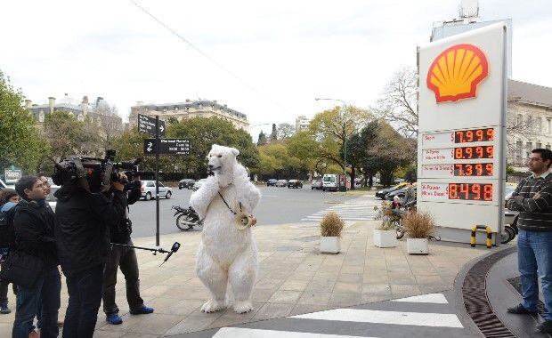Mario Pergolini, disfrazado de oso polar (Foto: Web).
