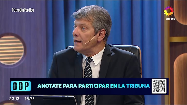 Mario Pergolini en Otro Día Perdido (Foto: captura de eltrece).