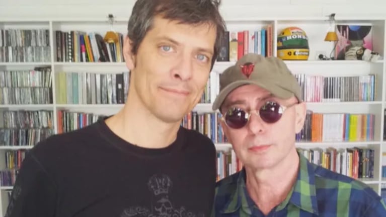 Mario Pergolini junto a el Indio Solari. Crédito: X