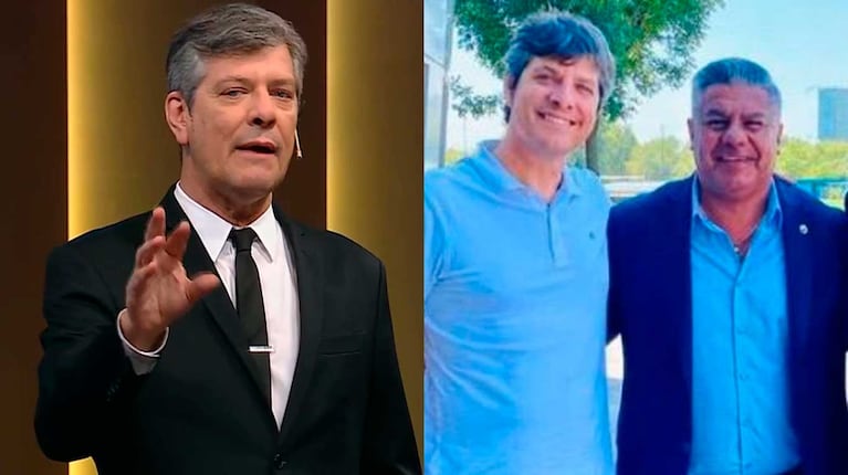 Mario Pergolini y Claudio "Chiqui" Tapia (Fotos: captura eltrece y redes sociales)