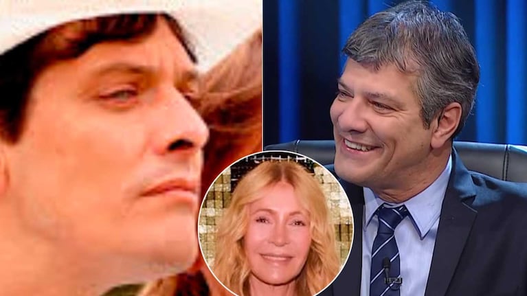 Mario Pergolini y Cris Morena (Fotos: capturas eltrece)