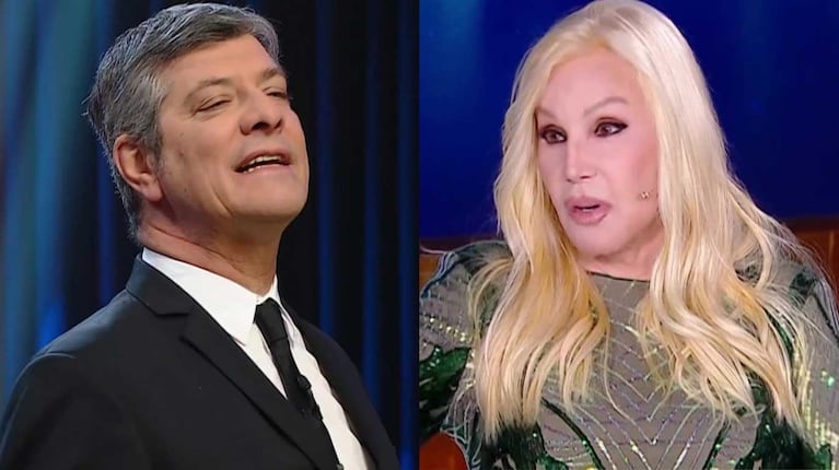 Mario Pergolini y Susana Giménez (Fotos: capturas Telefe y eltrece)