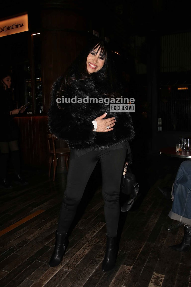 Marixa Balli en el cumpleaños de Ángel de Brito (Foto: Movilpress).