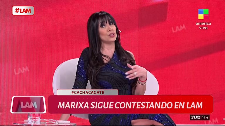 Marixa Balli en LAM (Foto: captura de América).