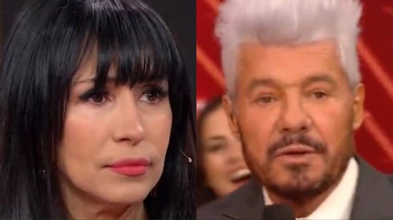 Marixa Balli y Marcelo Tinelli (Foto: captura América)