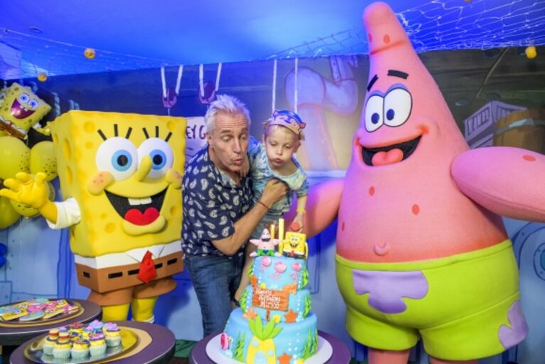 Marley celebró el cumpleaños de Mirko con una increíble fiesta temática Bob Esponja: todas las fotos