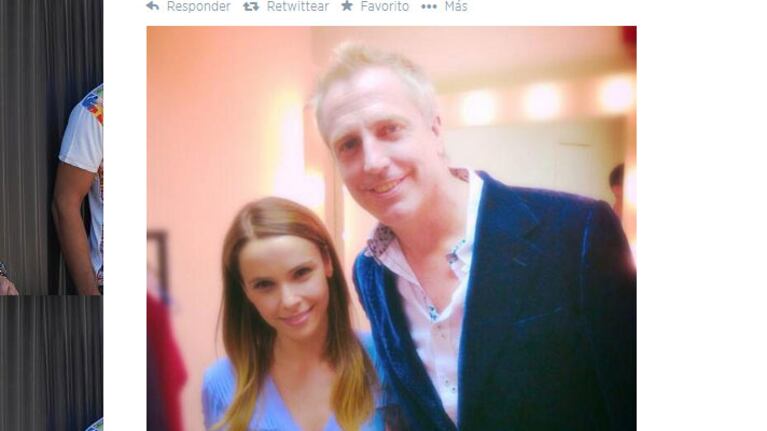 Marley compartió su foto con Débora Falabella. (Foto: Twitter @marley_ok)