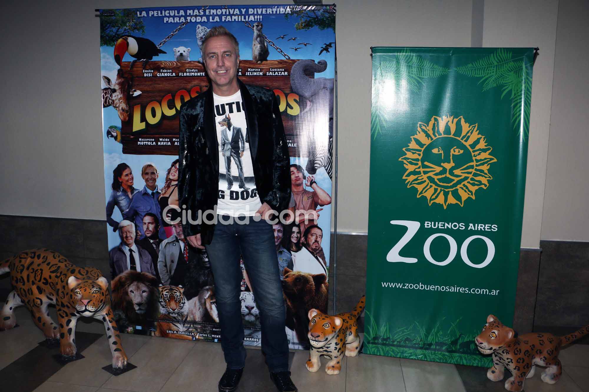 Marley, en la avant premiere de Locos sueltos en el zoo (Foto: Movilpress)