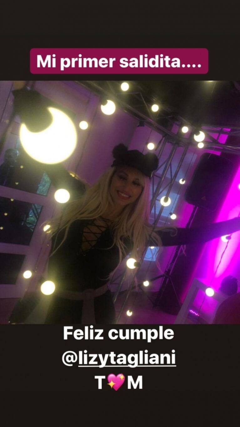 Marley mostró la intimidad del divertidísimo cumpleaños de Lizy Tagliani junto a sus amigos famosos
