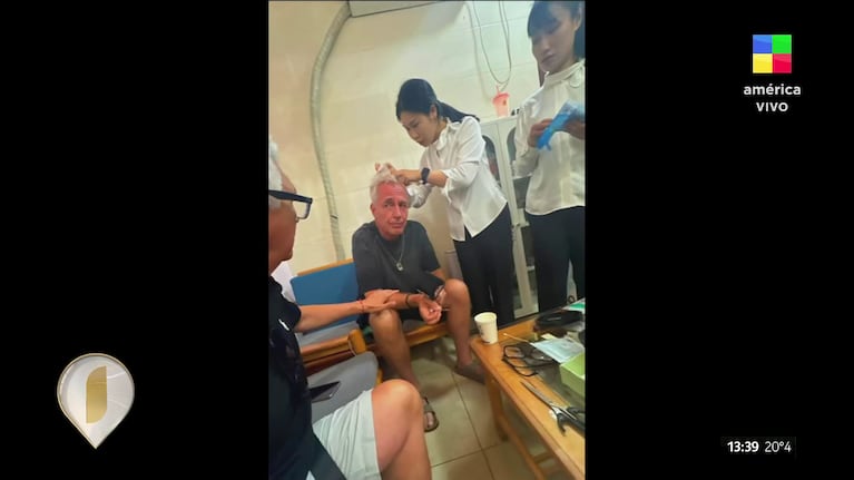 Marley se abrió la cabeza en Tailandia.