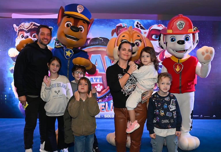 Marley y Mirko disfrutaron la avant premiere de Paw Patrol, La Súper Película