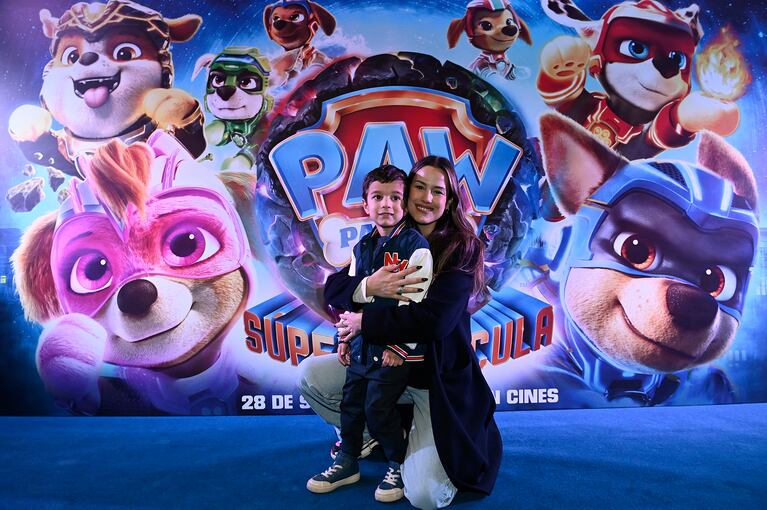 Marley y Mirko disfrutaron la avant premiere de Paw Patrol, La Súper Película