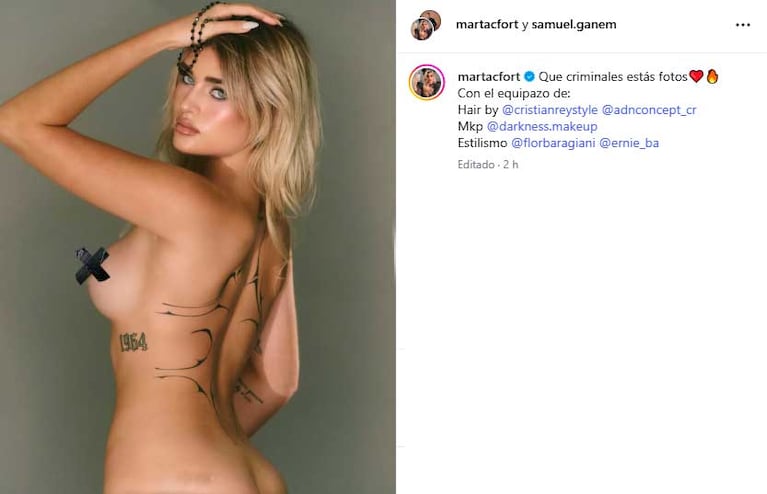 Marta Fort (Foto: Instagram @martacfort)