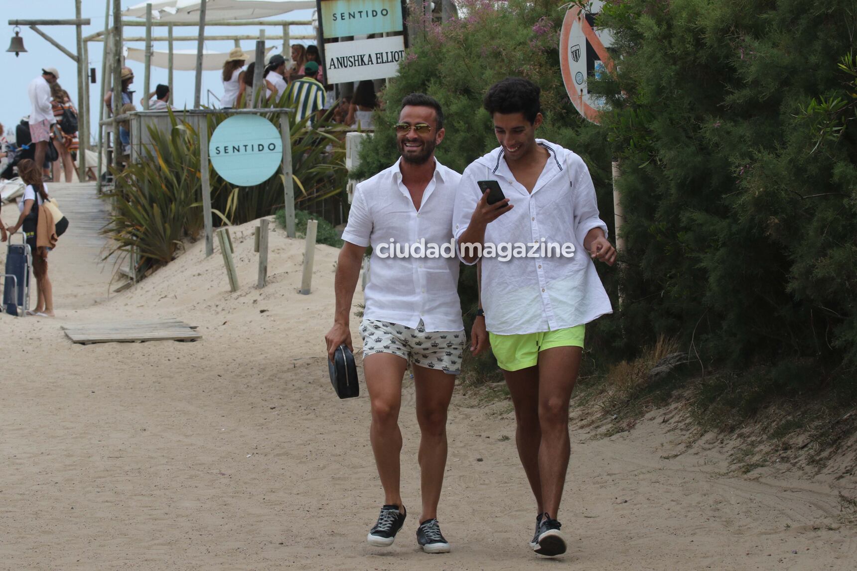 Martín Baclini, el paseo en Ferrari de un soltero codiciado por las calles de Punta del Este. (Foto: GM Press)