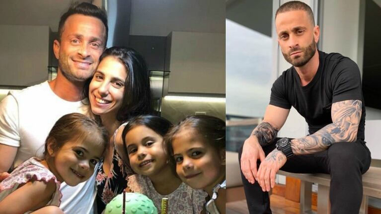 Martín Baclini habló de su reencuentro con las hijas de Cinthia Fernández (Fotos: Web e Instagram)