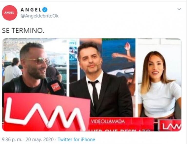 Martín Baclini se separó de Agustina Agazzani, a dos meses y medio de blanquear el romance: "Se terminó"