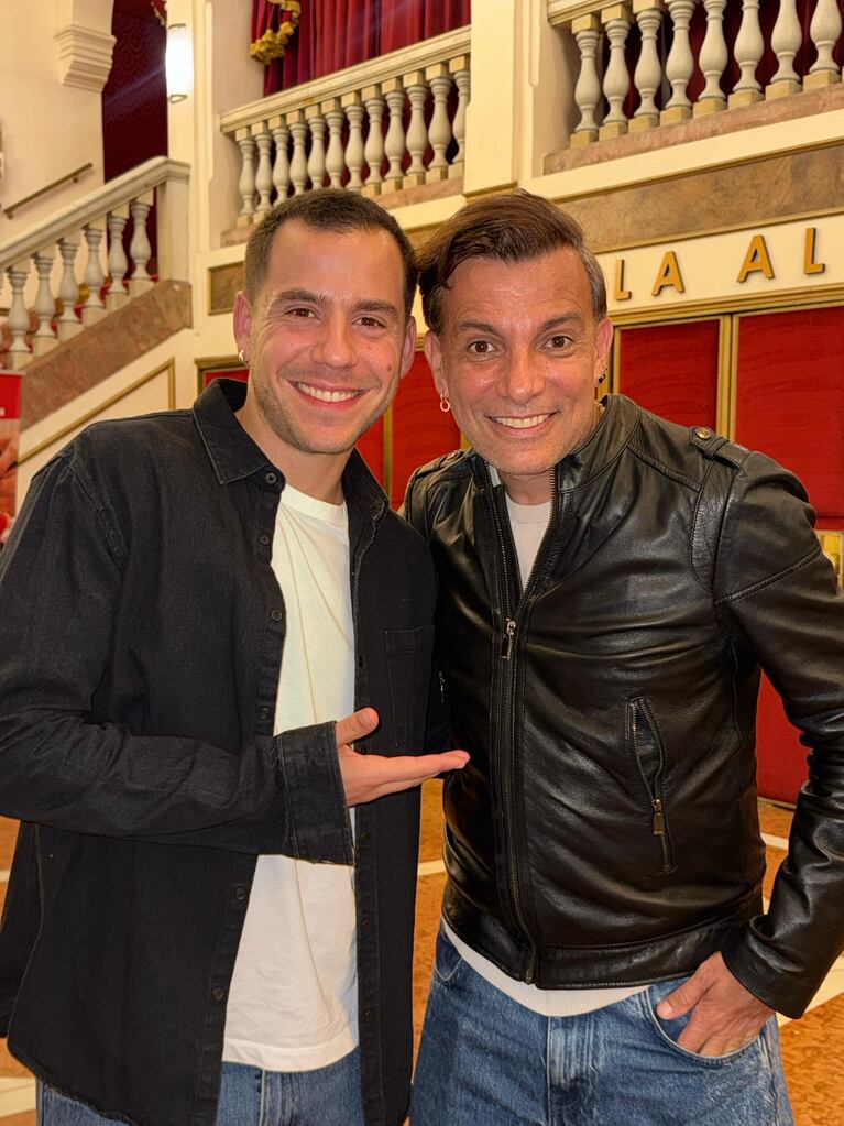 Martín Bossi con Fernando Dente. Foto: prensa