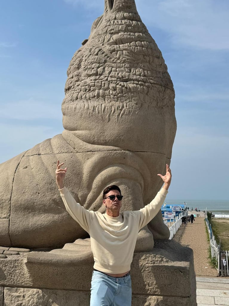 Martín Bossi en Mar del Plata. Foto: prensa