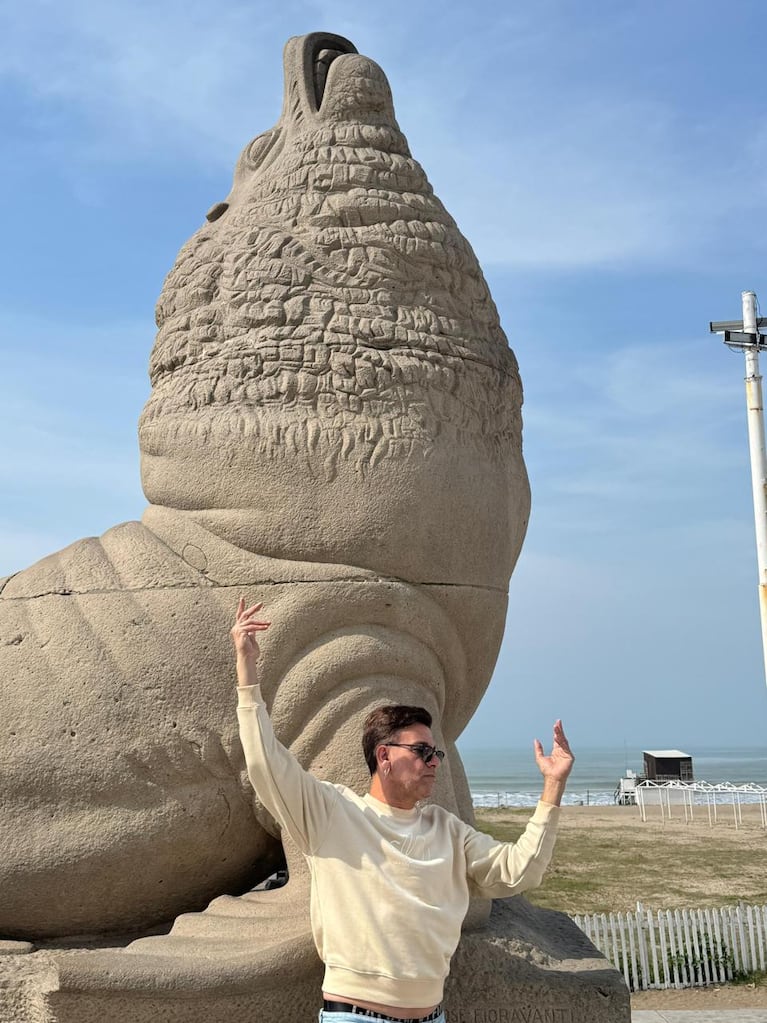 Martín Bossi en Mar del Plata. Foto: prensa