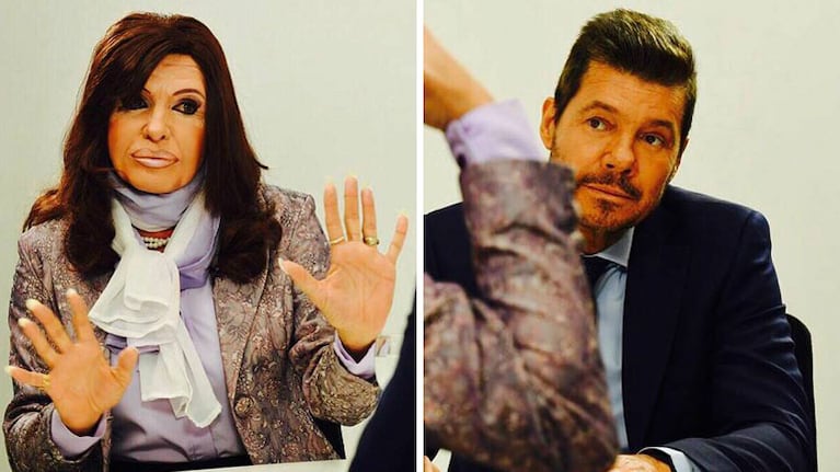 Martín Bossi se personificó de Cristina Kirchner para la entrevista con Marcelo Tinelli. Foto: Facebook.