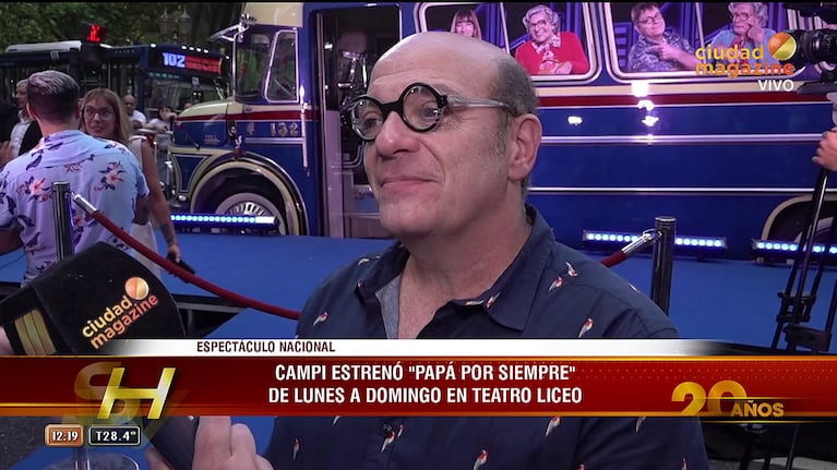 Martín 'Campi' Campilongo habló en Mshow (Foto: captura de Ciudad Magazine).