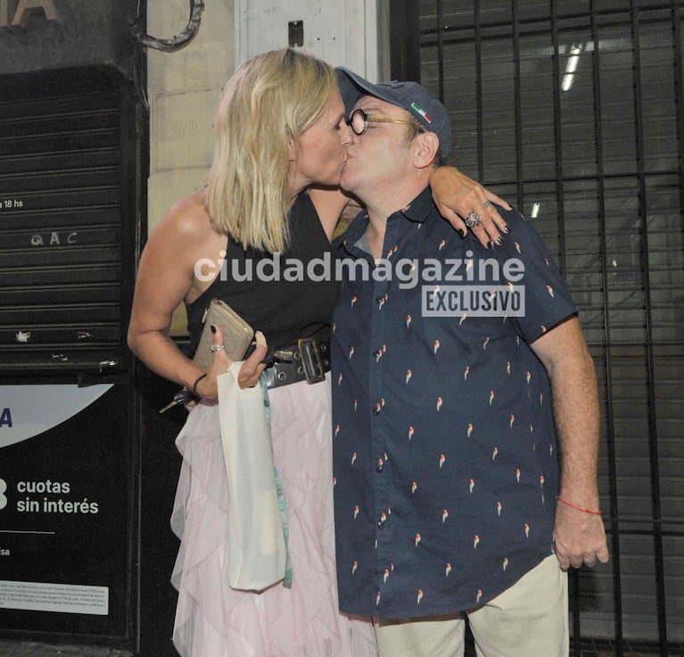 Martín Campilongo estrenó Papá por Siempre y Denise Dumas lo acompañó (Foto: Movilpress).