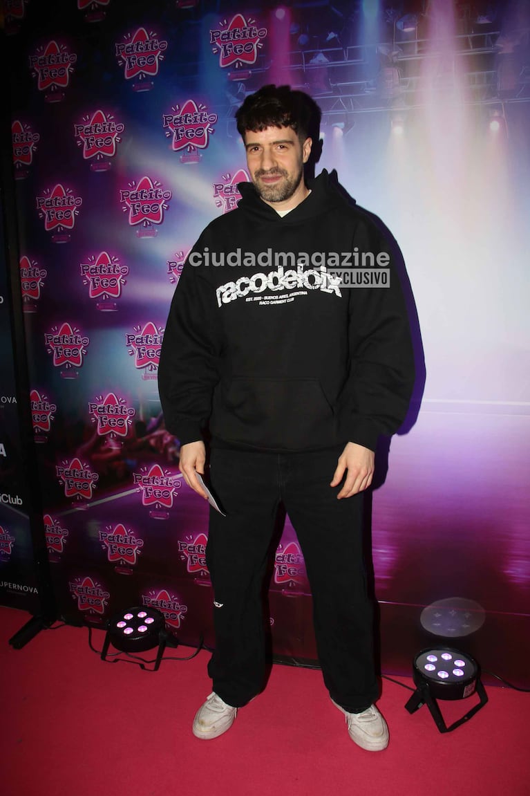 Martín Cirio en el estreno de Patito Feo (Foto: Movilpress).