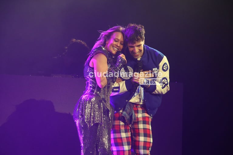 Martín Cirio y Fey en el Gran Rex (Foto: Movilpress).