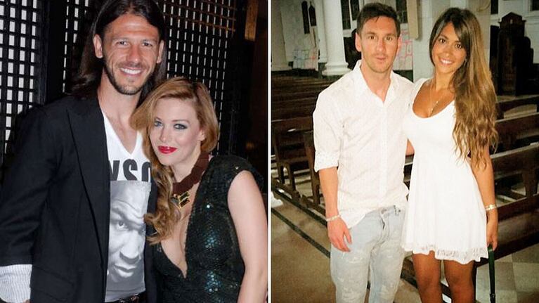 Martín Demichelis contó cómo decidió casarse con Eva Anderson: "Le metí presión a Leo, pero él dijo que primero me tocaba a mí"