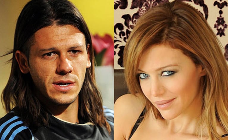 Martín Demichelis saludó a Evangelina Anderson por su cumple (Fotos: Web y Ciudad.com). 