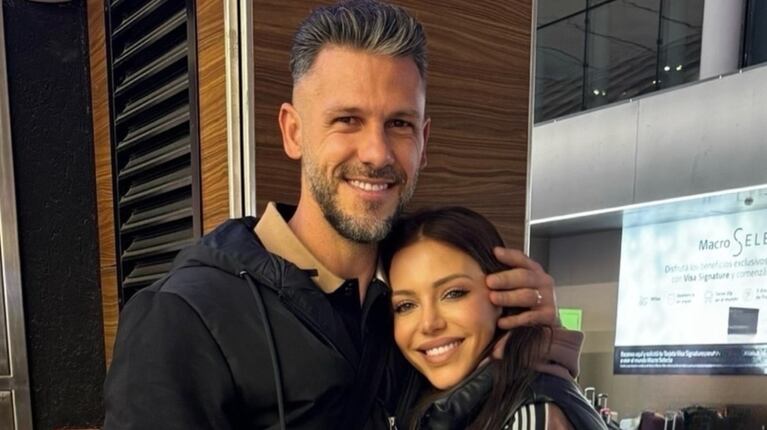 Martín Demichelis y Evangelina Anderson (Foto: Instagram/evangelinaanderson)