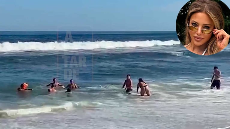 Martín Demichelis y sus hijos al borde de la tragedia: Evangelina no sabía nada (Fotos: captura América TV / iNSTAGRAM @evangelinaanderson)