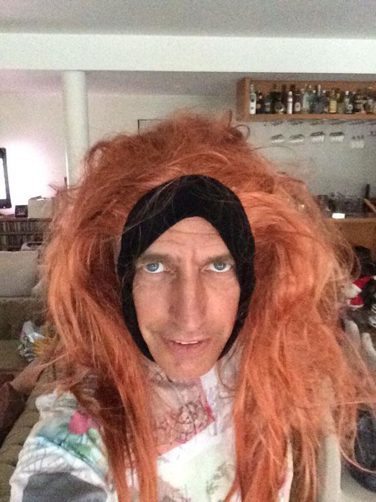 Martín FIerro 2015: así se preparó Marley. (Foto: Twitter)