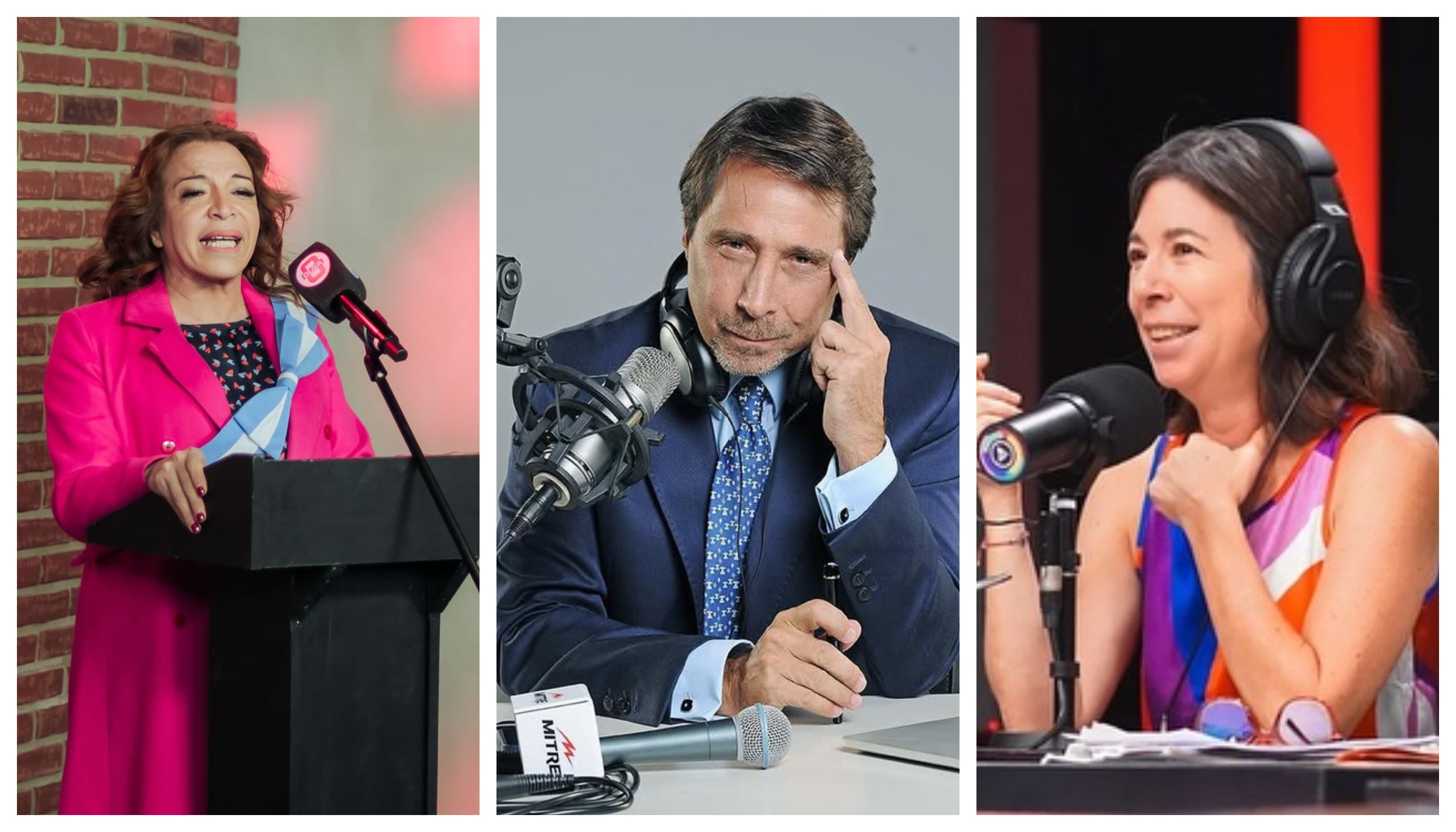 Martín Fierro de Radio 2025: se conocieron los nominados | Créditos: Instagram @lizytagliani, @eduardofeinmann, @odonnellmaria