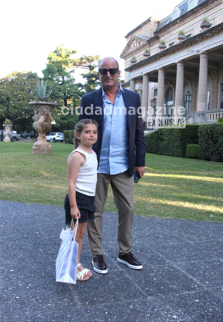 Martín Insaurralde y su hija Chloé (Foto: Movilpress)