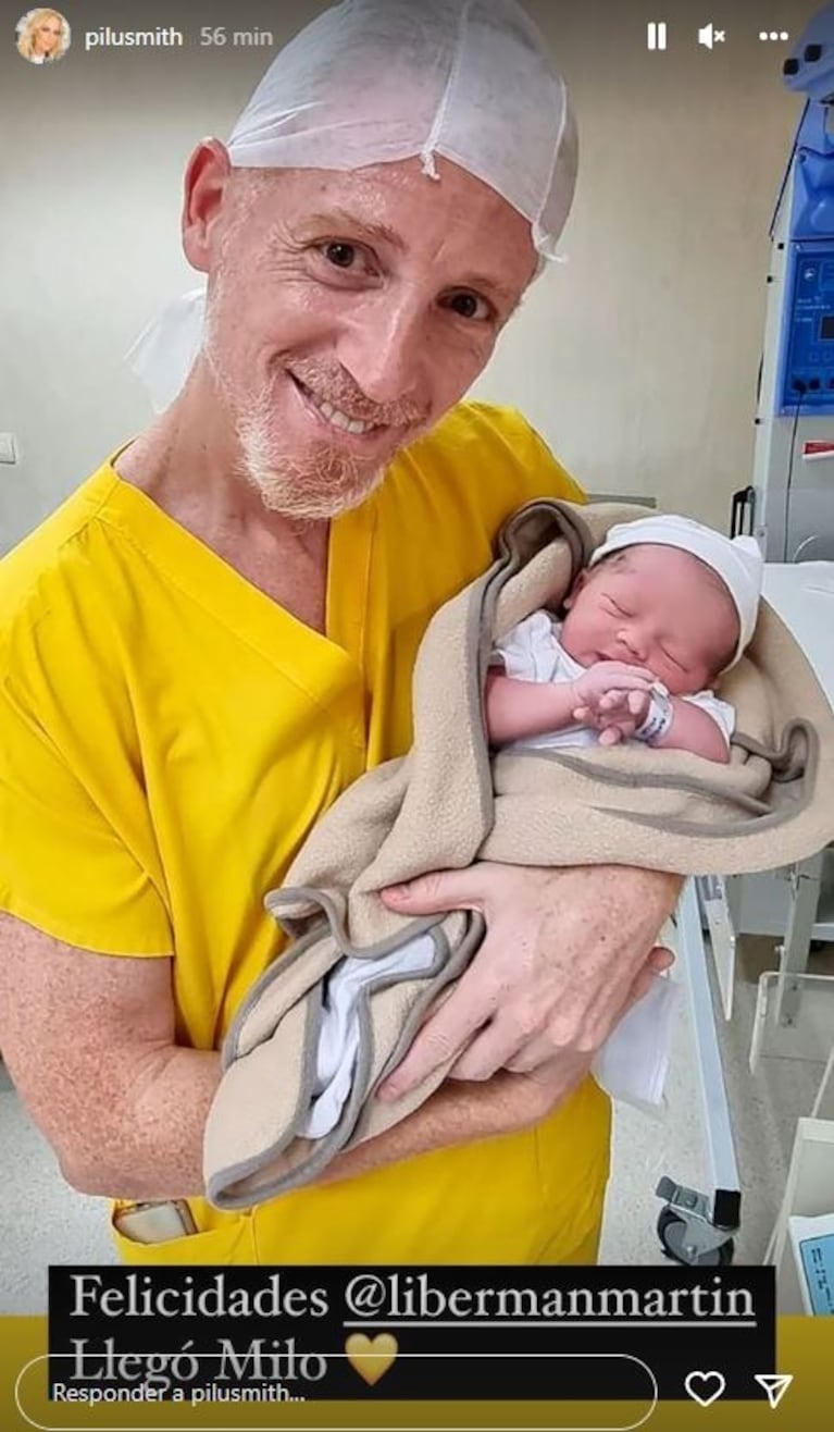 Martín Liberman fue papá por segunda vez: su felicidad junto a Milo, su bebé recién nacido