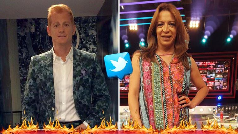 Martín Liberman y Lizy Tagliani intercambiaron chicanas por Twitter. Foto: Twitter.