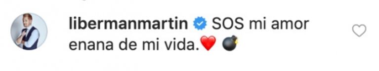 Martín Liberman y su flamante esposa, a puro mimo en el show de Chayanne: "Enana de mi vida"