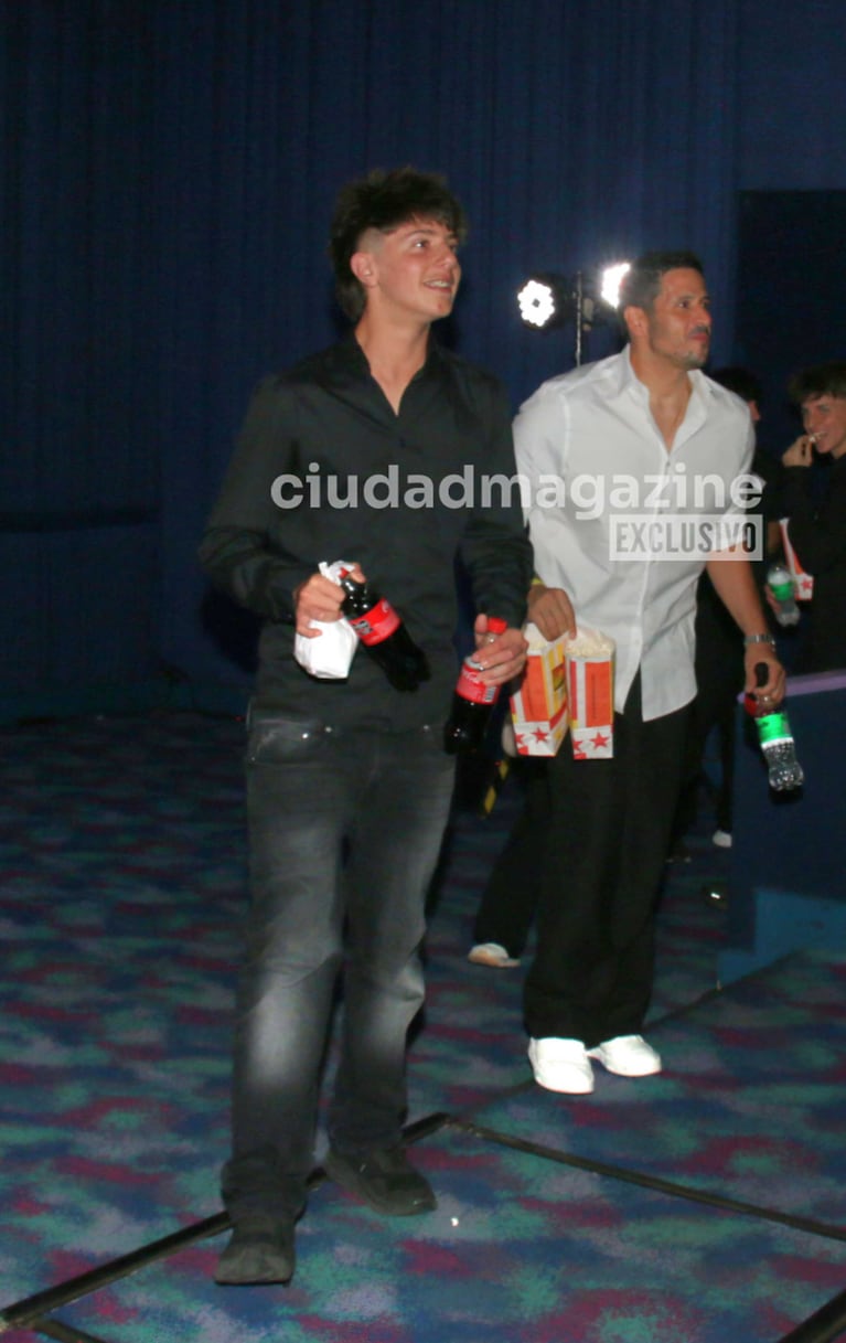 Martín Migueles con su hijo (Foto: Movilpress)