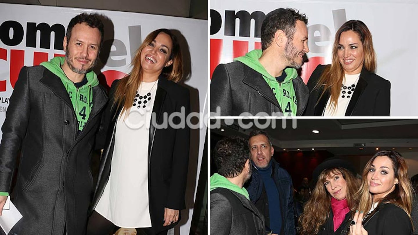 Martín Ortega y Belén Francese, la nueva pareja top en el estreno de Como el culo. (Foto: Ciudad.com / Movil Press)