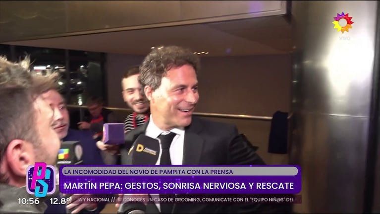 Martín Pepa en un evento porteño (Foto: captura de eltrece).